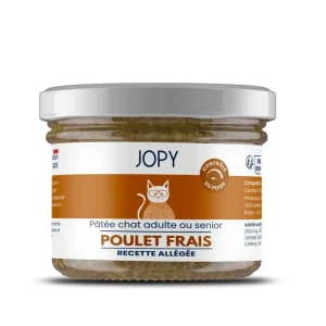 Pâtée Allégée au Poulet Frais – Chat Jopy Authentique