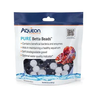 Aqueon Billes pour Betta Noir et Blanc 12Oz